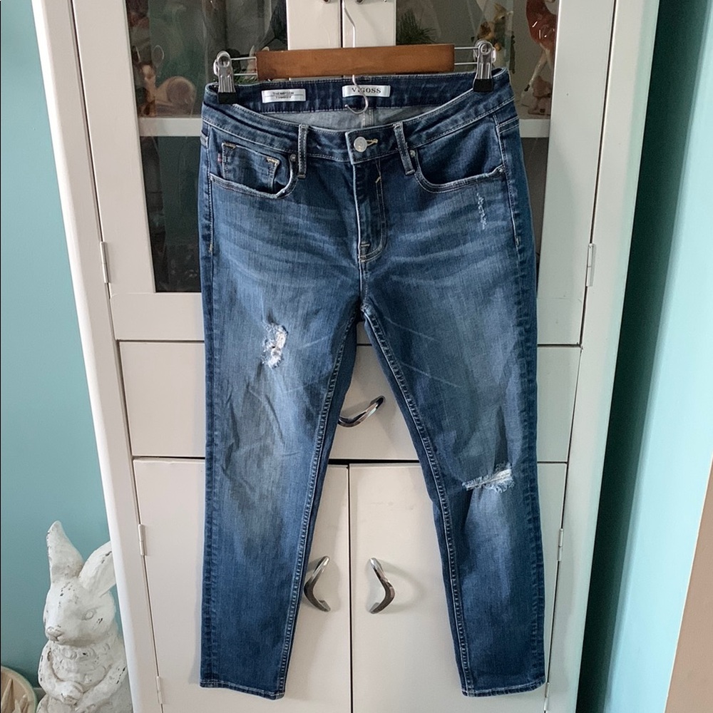 Vigoss sz 27 Thompson Tomboy jeans distressed